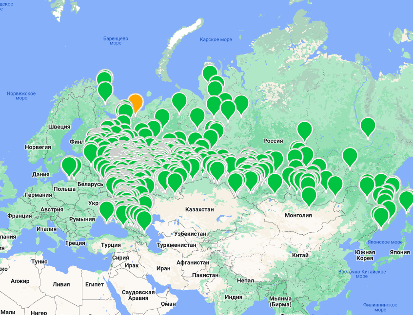 Запущена всероссийская карта экологических мероприятий