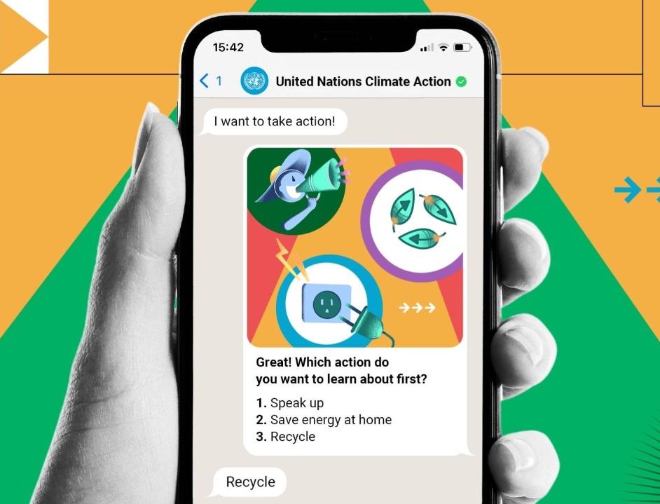 WhatsApp и ООН запустили экологичный чат-бот