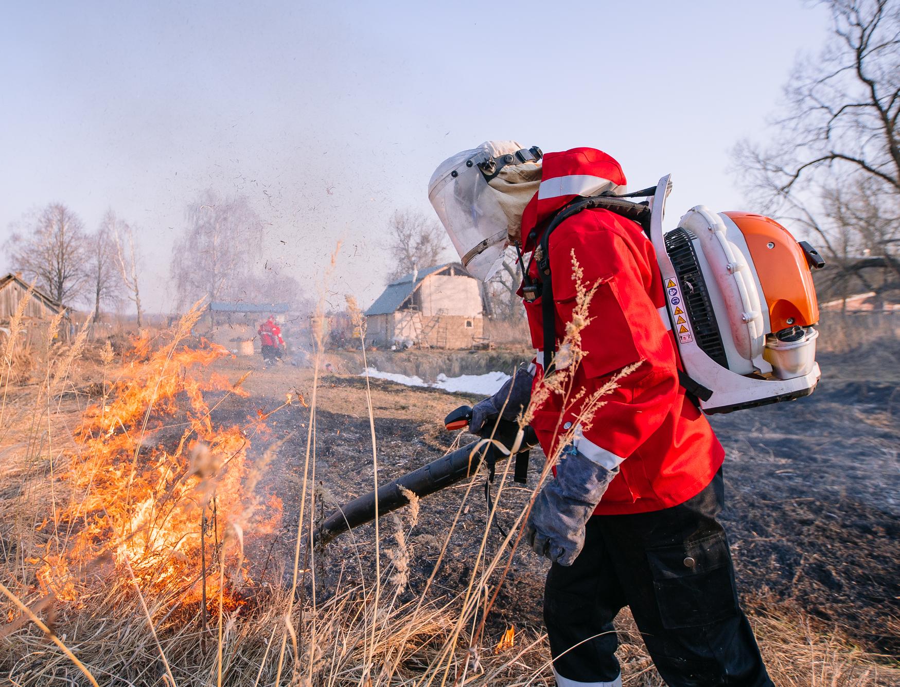 42 лесных пожара на общей площади 7,96 га потушили за сентябрь в Подмосковье